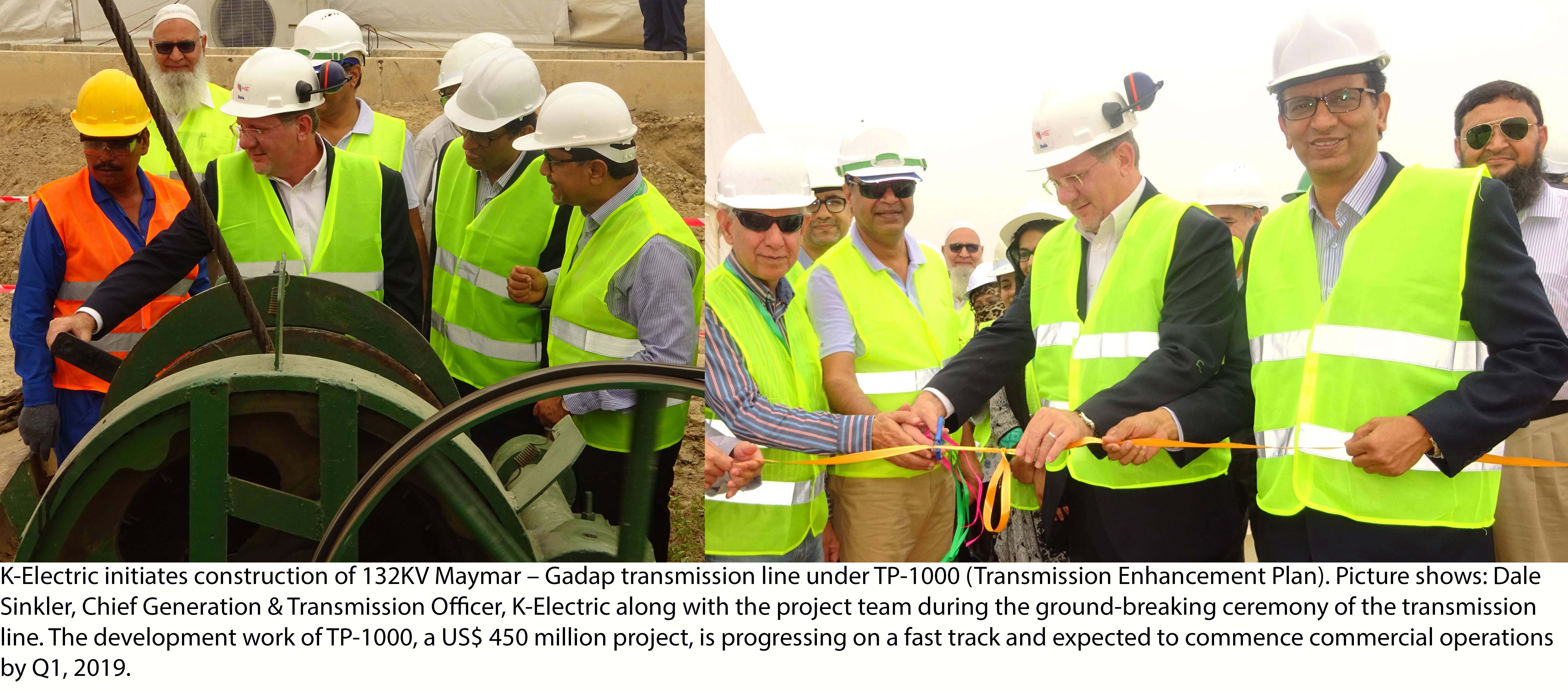 K Electric Initiates Construction Of 132kv Maymar Gadap Transmission Line Under Tp 1000 K Electric